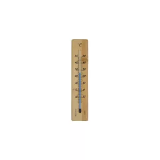 Fali hőmérő Kelvin 9 bambusz, 19x4x1cm – Hőmérők, mérőeszközök