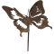 Pillangó beszúrós dekoráció (12×12 cm, szúrótüske: 40 cm) 6123E