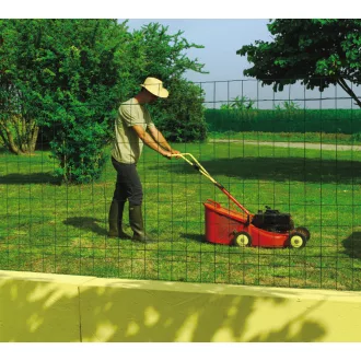 Decomet 100 PVC bevonatú fémháló szemméret 100x75x2,2mm zöld 1x25m – Drótháló, drótkerítés