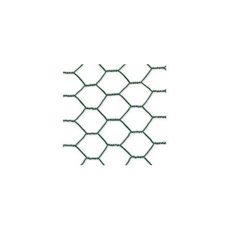 Galvanex Plast 13 drótháló, műanyag bevonattal szemméret 13x0,7/0,9mm zöld 1x25m