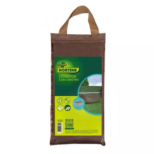 COVERTOP mérsékelten vízálló bútortakaró szövet – drapp 230x130x70cm