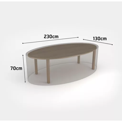 COVERTOP mérsékelten vízálló bútortakaró szövet – drapp 230x130x70cm