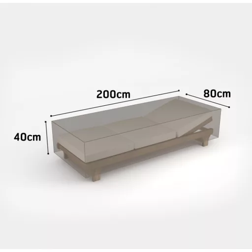 COVERTOP mérsékelten vízálló bútortakaró szövet 90 g – drapp 200x80x40