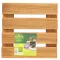 Flora roll lasure lakkozott keményfa virágalátét világosbarna 30x30cm – Virágcserepek, virágládák