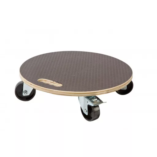 Flora roll strong gurulós növényalátét fekete/barna átmérő 40cm – Virágcserepek, virágládák