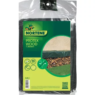 PROTEX WOOD 90 g/m2 LDPE vízhatlan, fahasábtakaró ponyva zöld 1,5x6m – Takaróponyva, állványvédő háló