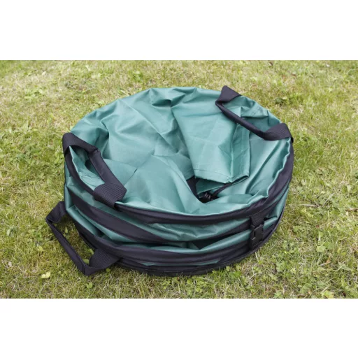 POP UP MAX lombgyűjtő zsák merev aljjal zöld átmérő 56x71 cm – Komposztálás, lombgyűjtés