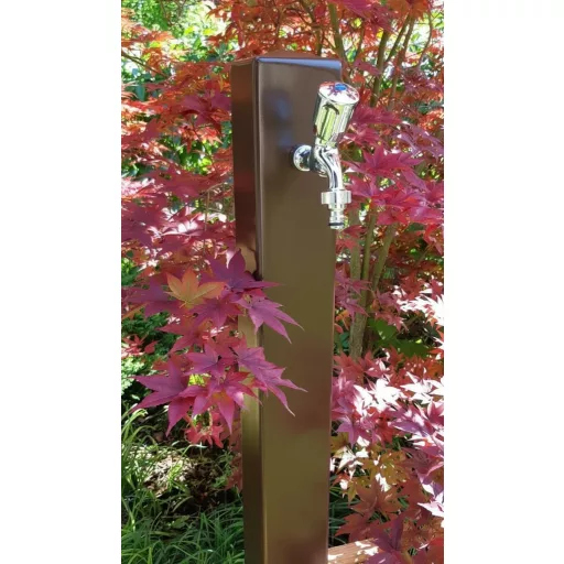 Kerti csap dekor, paliszander