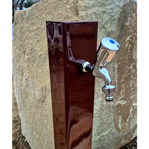 Kerti csap dekor, paliszander