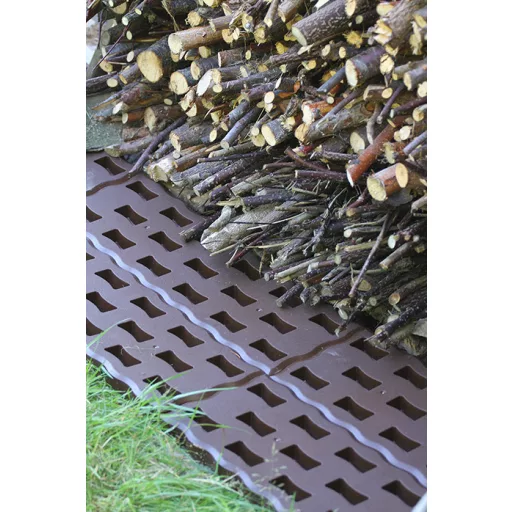 Műanyag Járólap, Barna