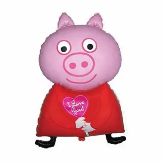 Fólia lufi, Piggy, 24" – Lufik, léggömbök