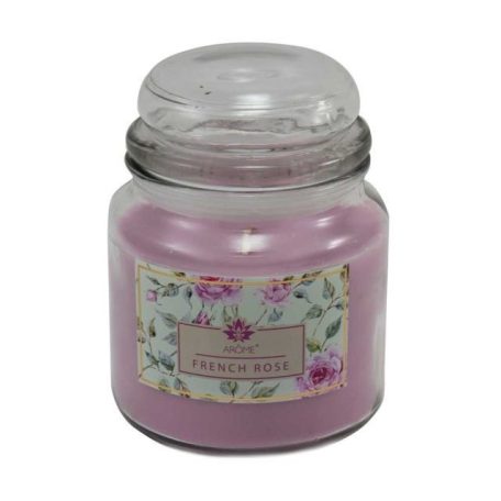 Aromagyertya üvegben French Rose 424 g