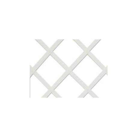 TrelliFlex műanyag apácarács fehér 1x2m