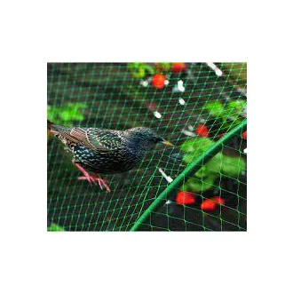BIRDNET HDPE extrudált madárháló rombusz szemformájú zöld 4x100m – Vakond-, rovar-, szúnyog-. madárhálók