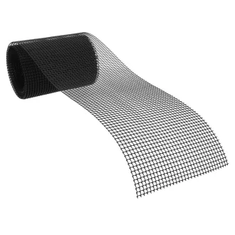 LEAF PROTEC ereszcsatorna védő háló fekete 0,17x6 m – Vakond-, rovar-, szúnyog-. madárhálók