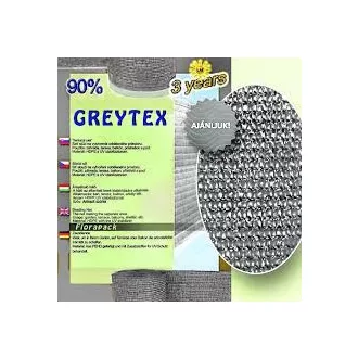   Greytex szőtt árnyékolóháló 160gr 2mx50m - 90% - szürke