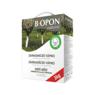 Biopon kerti mész 3kg B1517 – Növény, virág- és gyümölcstápok