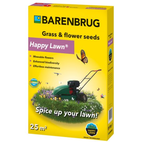 Barenbrug Happy Lawn fűmagkeverék virágmagokkal 0,5kg (25m2)