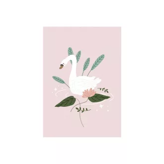 A/4-es rajzblokk, hattyú, 50 fehér lappal