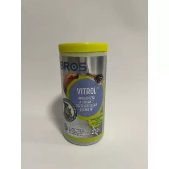 Bros Vitrol csigaölő 250gr (csigariasztó) – Pók, csótány, csúszómászó ellen