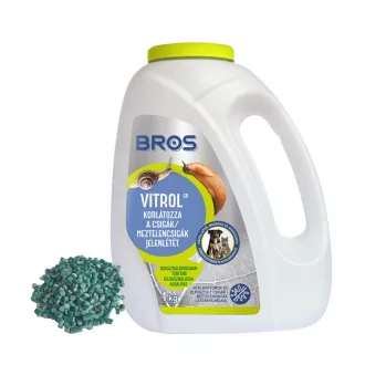 Bros Vitrol csigaölő 1kg (csigariasztó) – Pók, csótány, csúszómászó ellen