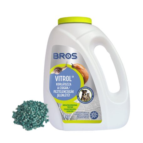 Bros Vitrol csigaölő 1kg (csigariasztó)