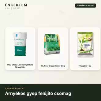   Árnyékos gyep felújító csomag – árnyéktűrő fűmag és mohairtás