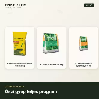   Őszi gyep teljes program 250 m² – felülvetés és téliesítés
