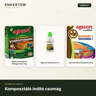   Komposztáló indító csomag – érésgyorsító, baktériumkultúra, biohumusz