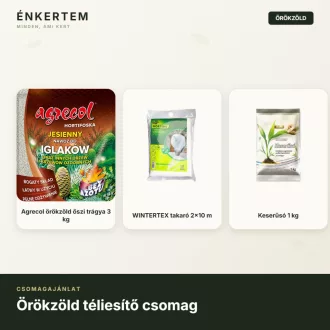   Örökzöld téliesítő csomag – őszi trágya, keserűsó, átteleltető takaró