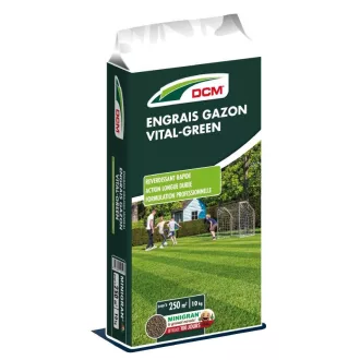 DCM Vital green 14-4-8+3MgO+Fe+mikroelemek 10 kg – Szezonális fenntartó trágyák
