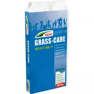 DCM Grass-Care (minigran®) 6-3-20+3 MgO 25 kg – Növény, virág- és gyümölcstápok