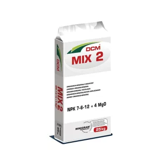 DCM MIX 2. Szerves trágya 7+6+12+4MgO 25 kg – Talajjavítók