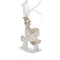Hintalovas gyerek figura fehér, 6,5×3×9 cm