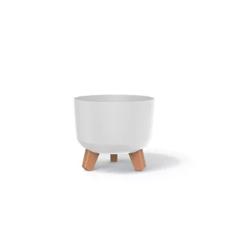 Virágcserép 200 Gracia  Normál - Fehér