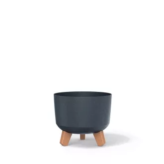 Virágcserép 200 Gracia Normál Eco Wood - Antracit Eco – Virágcserepek, virágládák