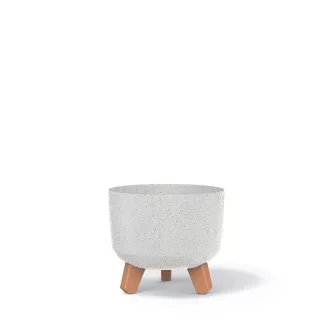Virágcserép 200 Gracia Normál Eco Wood - Fehér Eco – Virágcserepek, virágládák