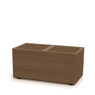 Virágcserép 80 - madera case eco wood - natúr – Virágcserepek, virágládák