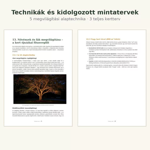 Fényben a kert – A kerti világítás kézikönyve