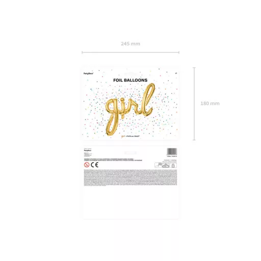 Lufi Fólia Girl felirat