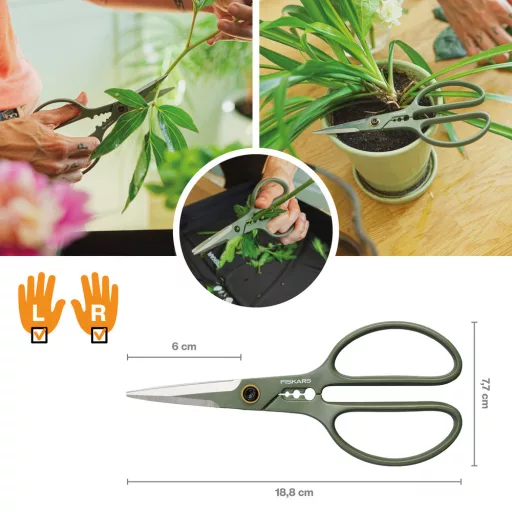 Urban Gardening virágvágó olló, tárolóval