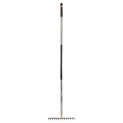 Ergonomic gereblye, ívelt nyéllel