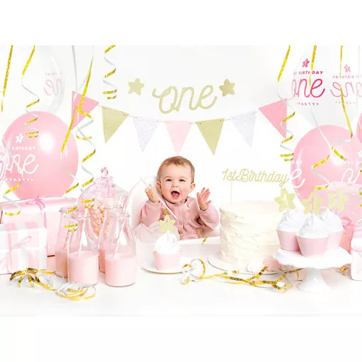Füzér 1. születésnap - Zászlók, 1.3m – 081RM – Első Szülinapi Party