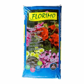 Florimo balkon és muskátli virágföld, 50L