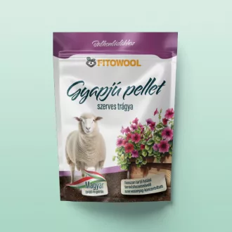 Fitowool Prémium Gyapjú Pellet – Balkonládába 250gr – Növény, virág- és gyümölcstápok