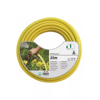 Locsolótömlő Fitt Idromat 1/2" sárga 25fm / 8 bar – Tömlők, tömlőskocsik, kiegészítők