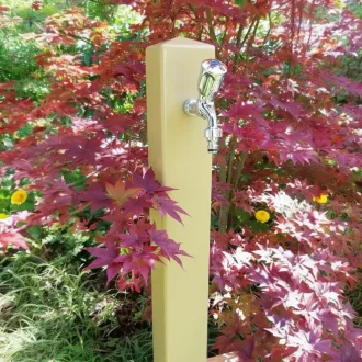 Kerti csap dekor, homok