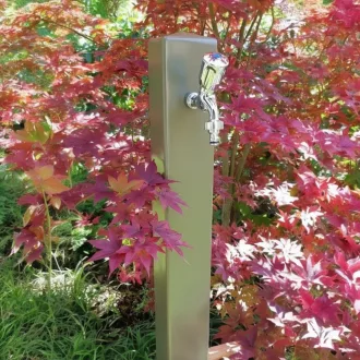 Kerti csap dekor, olivabarna