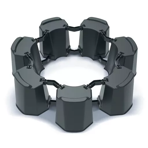 Esővízgyűjtő Alap Basecan - Fekete Ibas6s