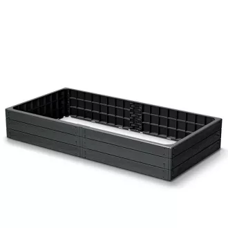 Magaságyás Woody Base Téglalap - Antracit – Magaságyások